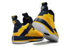 Air Jordan 33 Michigan PE Yellow Navy Blue