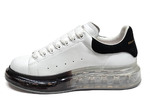 Alexander McQueen Transparent Sole White/Black