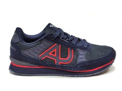 Armani Jeans Sneakers Blue/Red