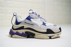 Balenciaga Triple S White/Blue/Violet