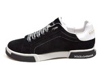 Dolce & Gabbana Portofino Suede Black/White