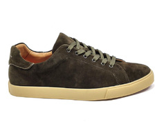 Loro Piana Freetime Walk Suede Khaki