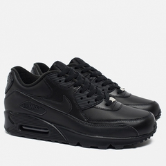 Nike Air Max 90 All Black Leather 1