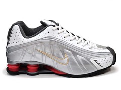 Nike Air Max Shox R4 Silver/Red