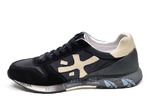 Premiata Sneakers Canvas Black/Beige