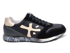 Premiata Sneakers Canvas Black/Beige