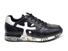 Premiata Sneakers Black/White Leather