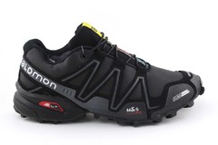 Salomon Speedcross 3 Black/Grey (натур. мех)