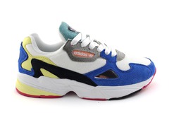 Adidas Falcon White/Blue/Yellow