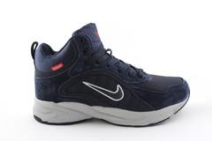 Nike Zoom Mid Navy (с мехом)