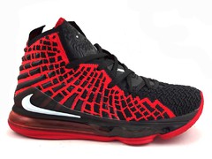 Nike LeBron 17 "Bred" Black/Red