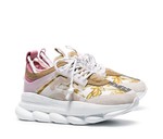 Versace Chain Reaction Hibiscus White Multi