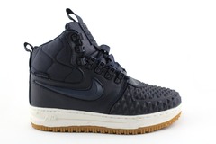 Nike Lunar Force 1 Duckboot '17 Navy (с мехом)