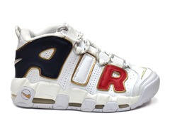 Nike Air More Uptempo White/Black/Red/Gold