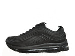 Nike Air Max 97 All Black Leather (c мехом)