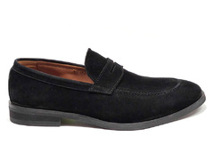 Loro Piana Loafer City Walk Black (замшевые)