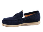 Loro Piana Moccasin Summer Walk Blue (замшевые)