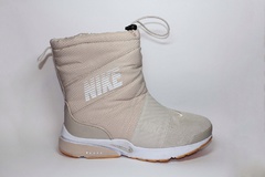 Дутики Nike Air Presto Extreme Beige (натур. мех)