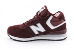 New Balance 574 burgundy (с мехом)