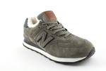 New Balance 574 Olive (с мехом)