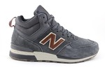 New Balance 574 Sport Grey (с мехом)