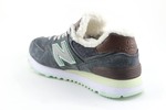 New Balance 574 Dark Blue/Mint (с мехом)