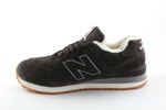 New Balance 574 Brown (с мехом)