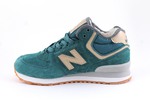 New Balance 574 mint (с мехом)