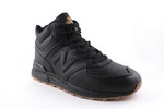 New Balance 574 Sport Mid Black (с мехом)