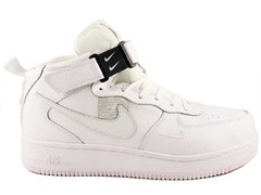 Nike Air Force 1 Mid '07 LV8 Utility White (с мехом)