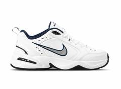 Nike Air Monarch White/Metallic Silver