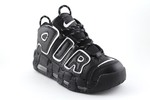 Nike Air More Uptempo Black Leather