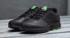 Nike Air Pegasus 30 Black Leather/Green