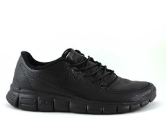 Nike Free Run 5.0 V4 Deconstuct Leather All Black