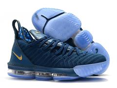 Nike LeBron 16 Blue/Gold