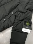 Куртка зимняя удлиненная "Stone Island" black 