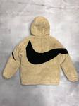 Шерпа "Nike" beige/black двухсторонняя 