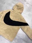 Шерпа "Nike" beige/black двухсторонняя 