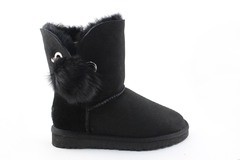 UGG Irina Black (с мехом)