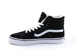 Vans Sk8-Hi MTE Black/White (с мехом)