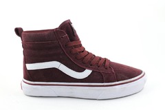 Vans Sk8-Hi MTE Burgundy (с мехом)