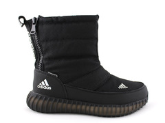 Дутики Adidas Yeezy Boost Black (с мехом)