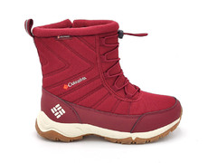 Дутики Columbia Waterproof Red (с мехом)