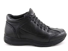 Ecco Black Leather Winter (натур. мех)