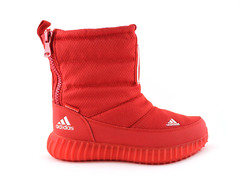 Дутики Adidas Yeezy Boost Red (с мехом)