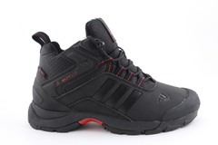 Adidas Climaproof Mid Black/Red (с мехом)