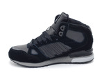 Adidas ZX 750 Mid Black/Grey (натур. мех)