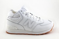 New Balance 574 white (с мехом)