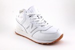 New Balance 574 white (с мехом)