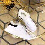 Alexander McQueen white/black (с мехом)